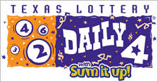 Texas Daily 4 Day recent winning numbers